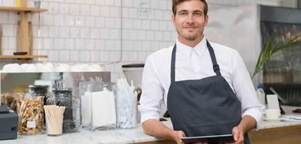 Cocinero financiando inmuebles