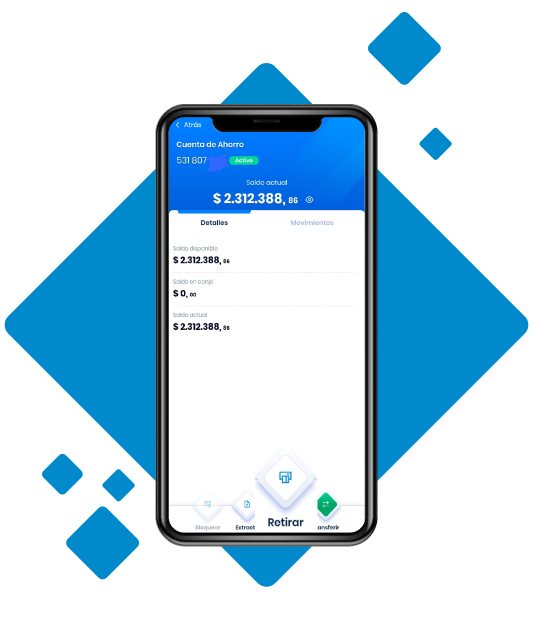 Retiro fácil banca móvil